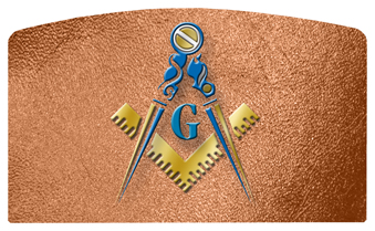 DACRO-370-SH-CP Masonic Lodge Shimmer Copper